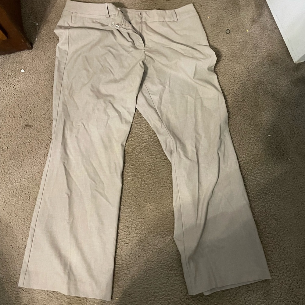 Worthington Curvy Fit Tan Trousers